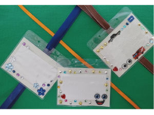 ①点字で「自分だけのカード」を作ろう!