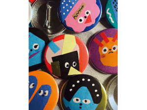 ヘンテコ・オバケ・カンバッジ